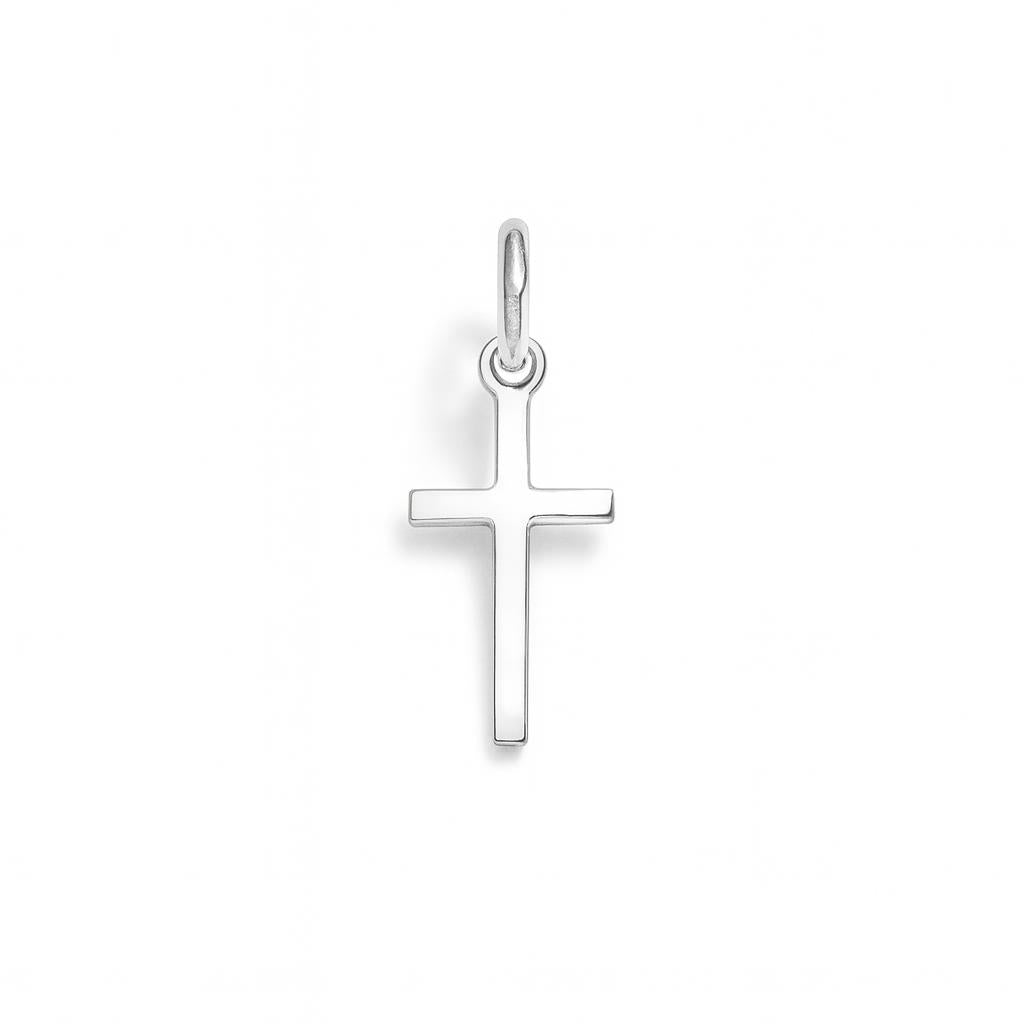 Charm Croce in Oro Bianco