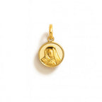 Charm Vergine Maria in Oro Giallo