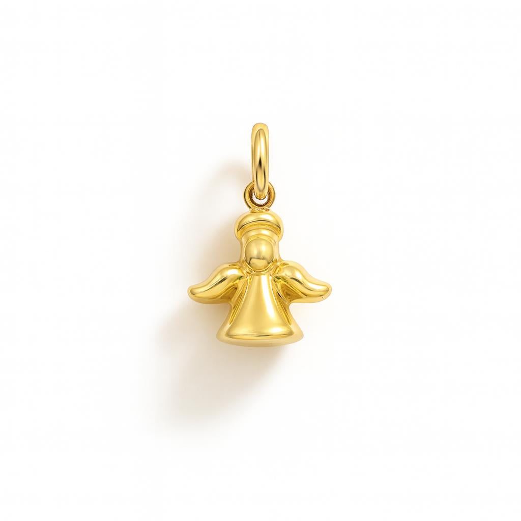 Yellow Gold Angel Charm