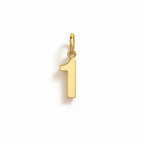 Charm Numero 1 in Oro Giallo