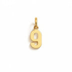 Charm Numero 9 in Oro Giallo