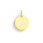 Charm Lettera A in Oro Giallo – Modello 4