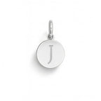Charm Lettera J in Oro Bianco – Modello 4