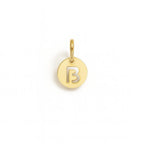 Charm Lettera B in Oro Giallo – Modello 3