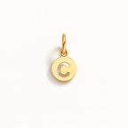 Charm Lettera C in Oro Giallo – Modello 3