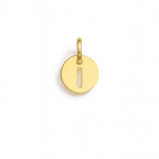 Charm Lettera I in Oro Giallo – Modello 3