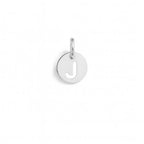 Charm Lettera J in Oro Bianco – Modello 3