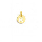 Charm Lettera K in Oro Giallo – Modello 3