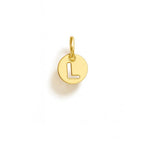 Charm Lettera L in Oro Giallo – Modello 3