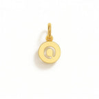 Charm Lettera O in Oro Giallo – Modello 3