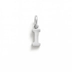 Charm Lettera I in Oro Bianco – Modello 1
