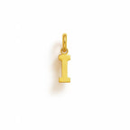 Charm Lettera I in Oro Giallo – Modello 1