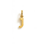 Charm Lettera J in Oro Giallo – Modello 1