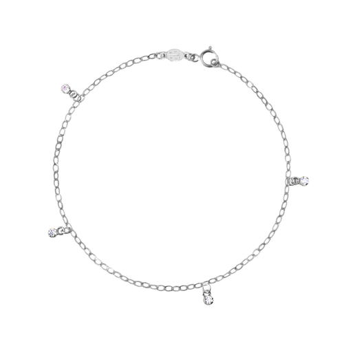 Bracciale Fancy in Oro e Zirconi - Oro Bianco | Facco Gioielli