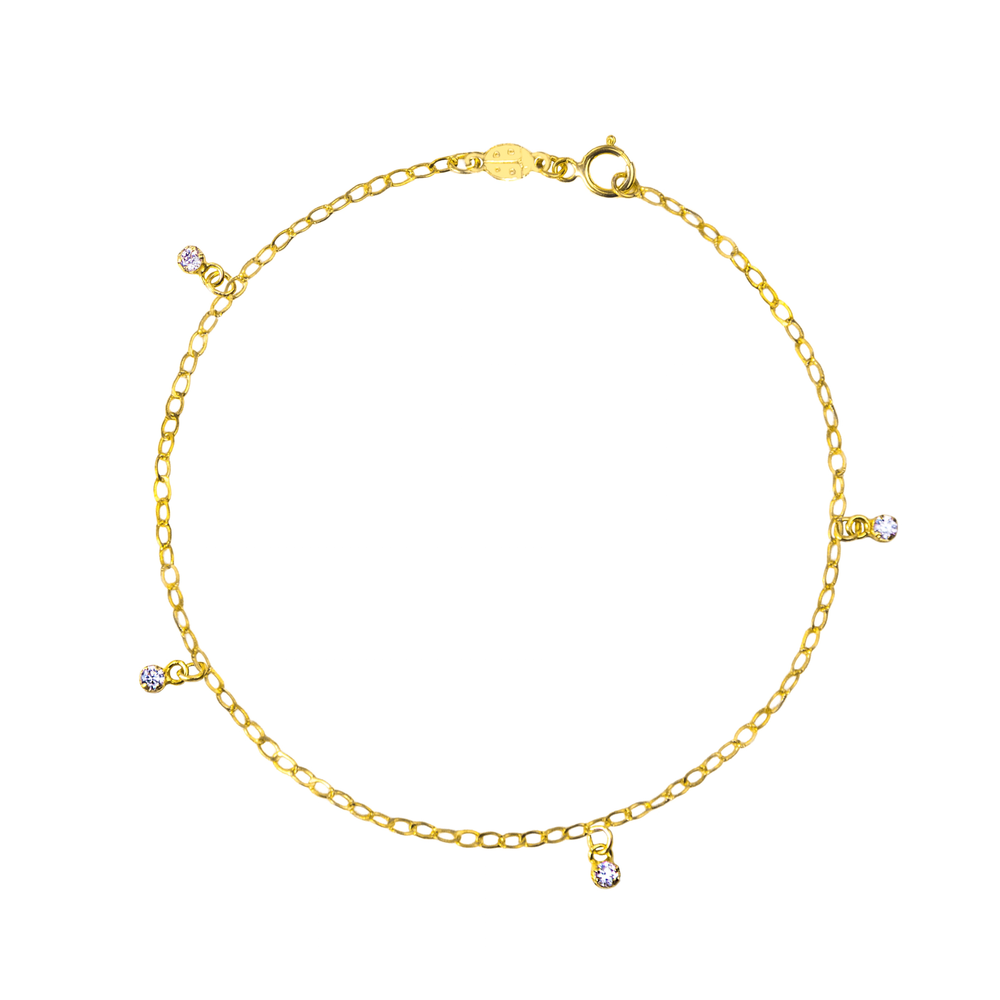 Bracciale Fancy in Oro e Zirconi - Oro Giallo | Facco Gioielli