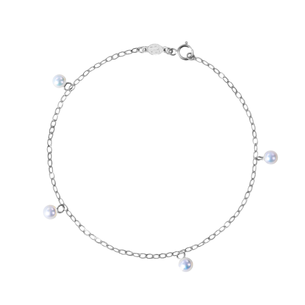 Bracciale Fancy in Oro e Perle - Oro Bianco | Facco Gioielli