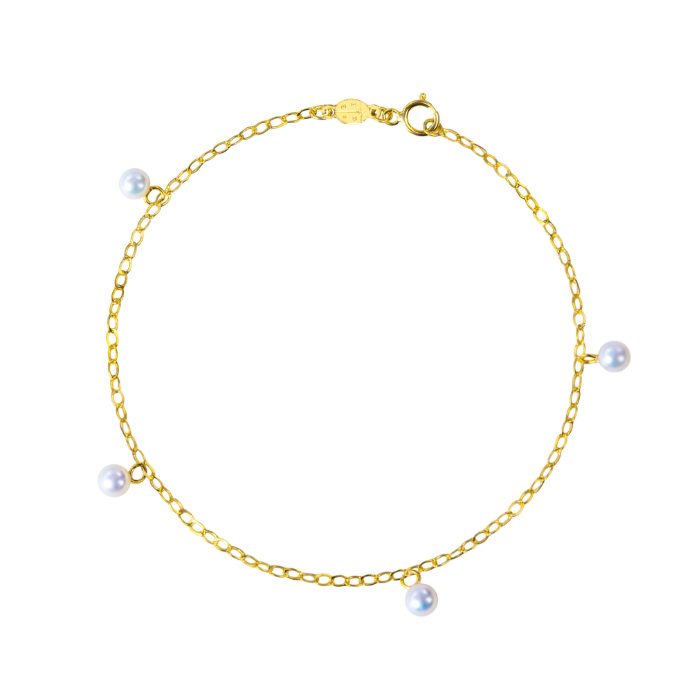 Bracciale Fancy in Oro e Perle - Oro Giallo | Facco Gioielli