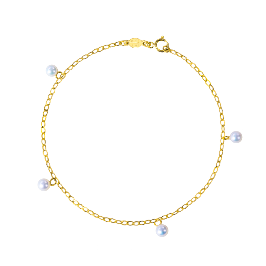 Bracciale Fancy in Oro e Perle