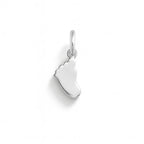 Charm Piedino in Oro Bianco