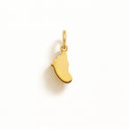 Charm Piedino in Oro Giallo