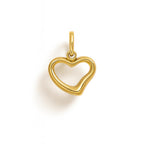 Charm Cuore in Oro Giallo