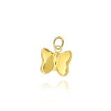 Butterfly Pendant in Real Gold 