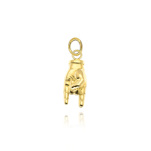 Charm Corna d'Oro Vero