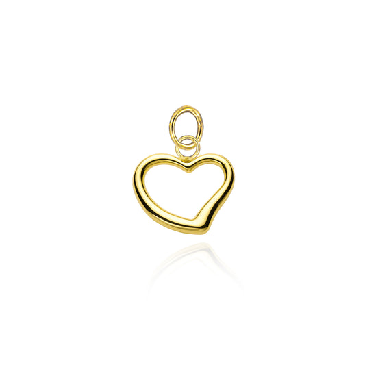 Heart Pendant in Real Gold 