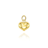 Charm Cuore d'Oro Vero