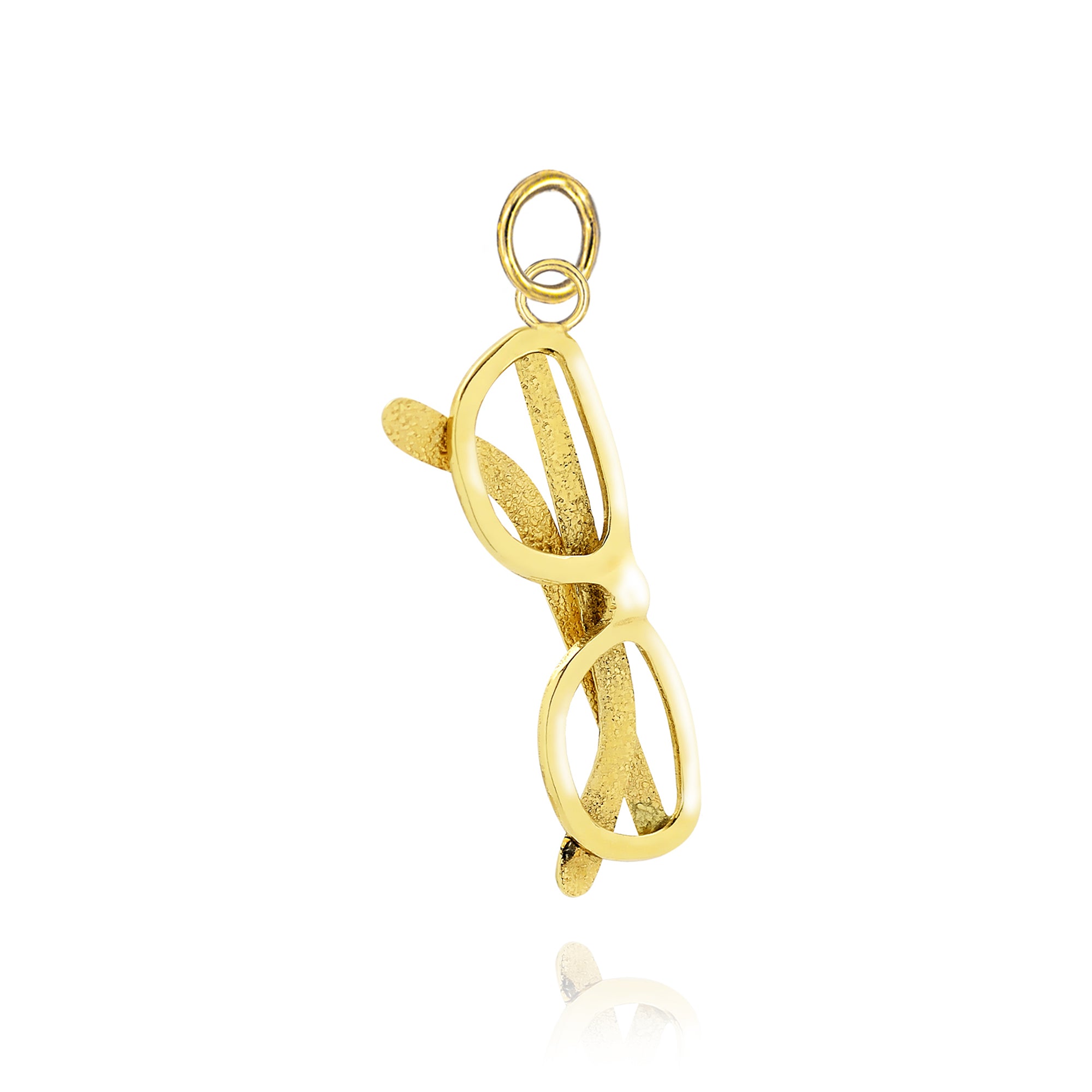 Eyewear Pendant in Real Gold 