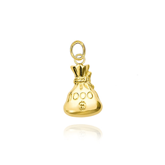 Charm Soldi d'Oro Vero