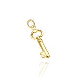 Key Pendant in Real Gold 