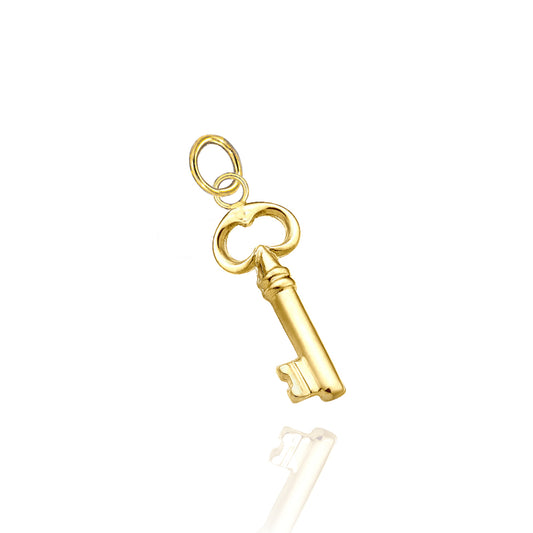Charm Chiave d'Oro Vero