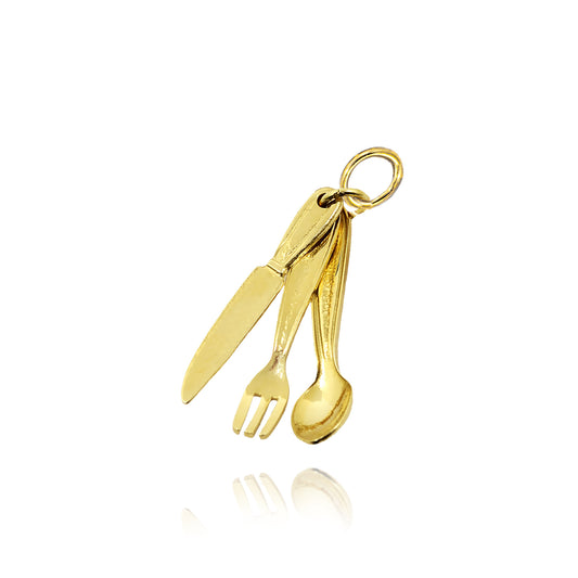 Charm Posate d'Oro Vero