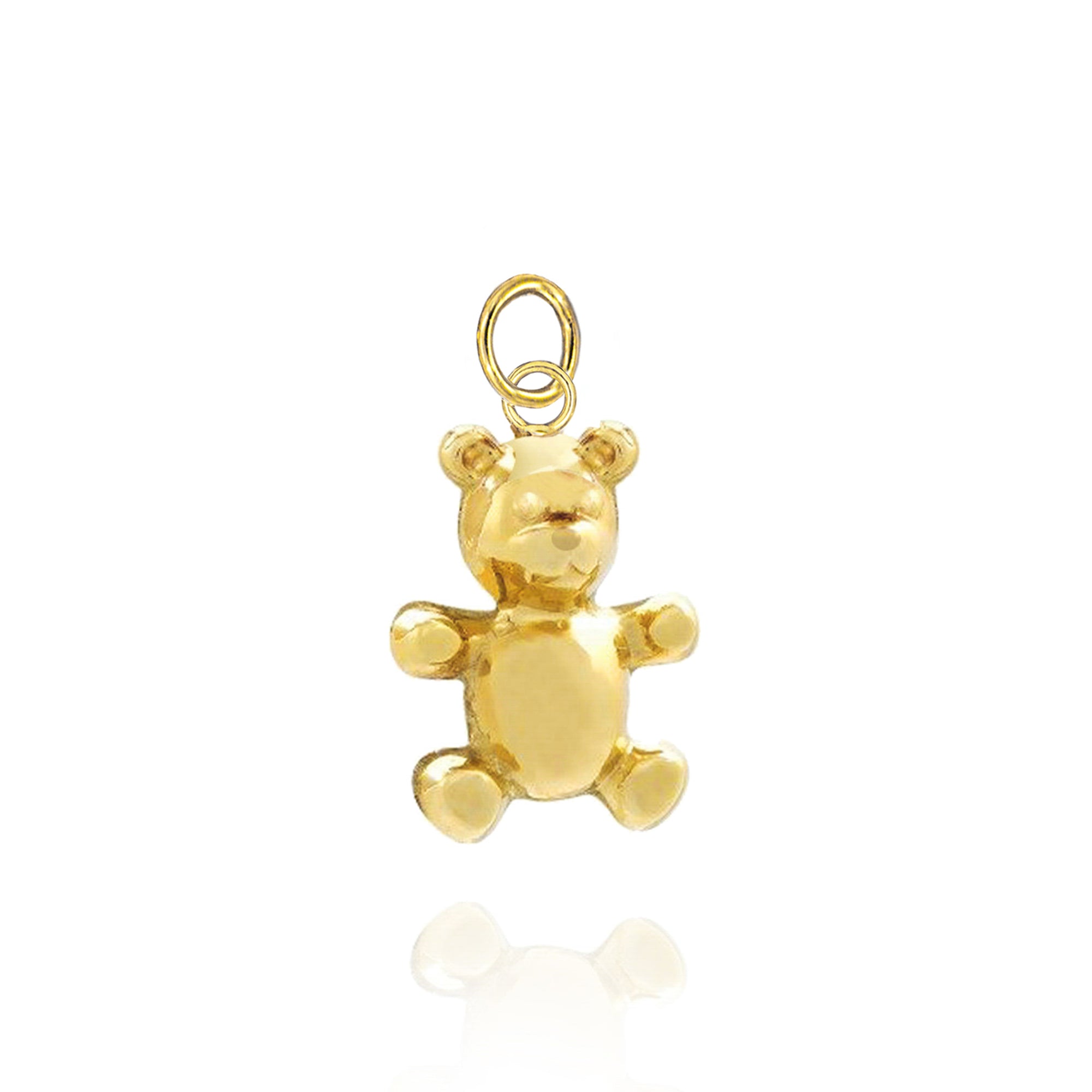 Bear Pendant in Real Gold 