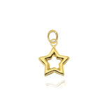 Star Pendant in Real Gold 