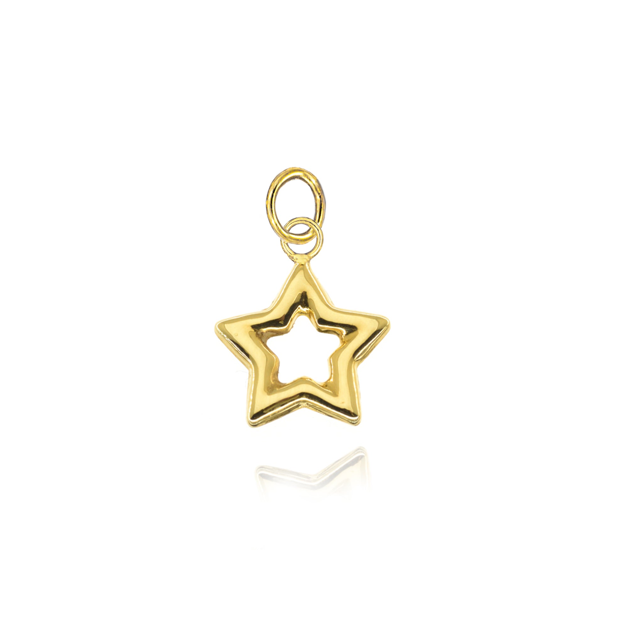 Star Pendant in Real Gold 