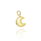 Moon Pendant in Real Gold 