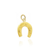 Charm Ferro di cavallo d'Oro Vero