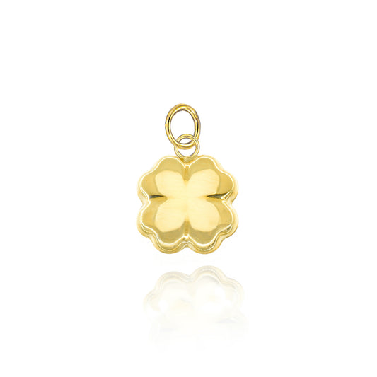 Charm Quadrifoglio d'Oro Vero