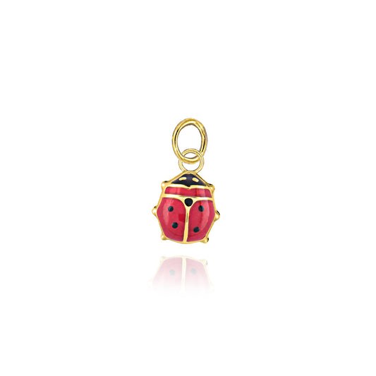Charm Coccinella d'Oro Vero