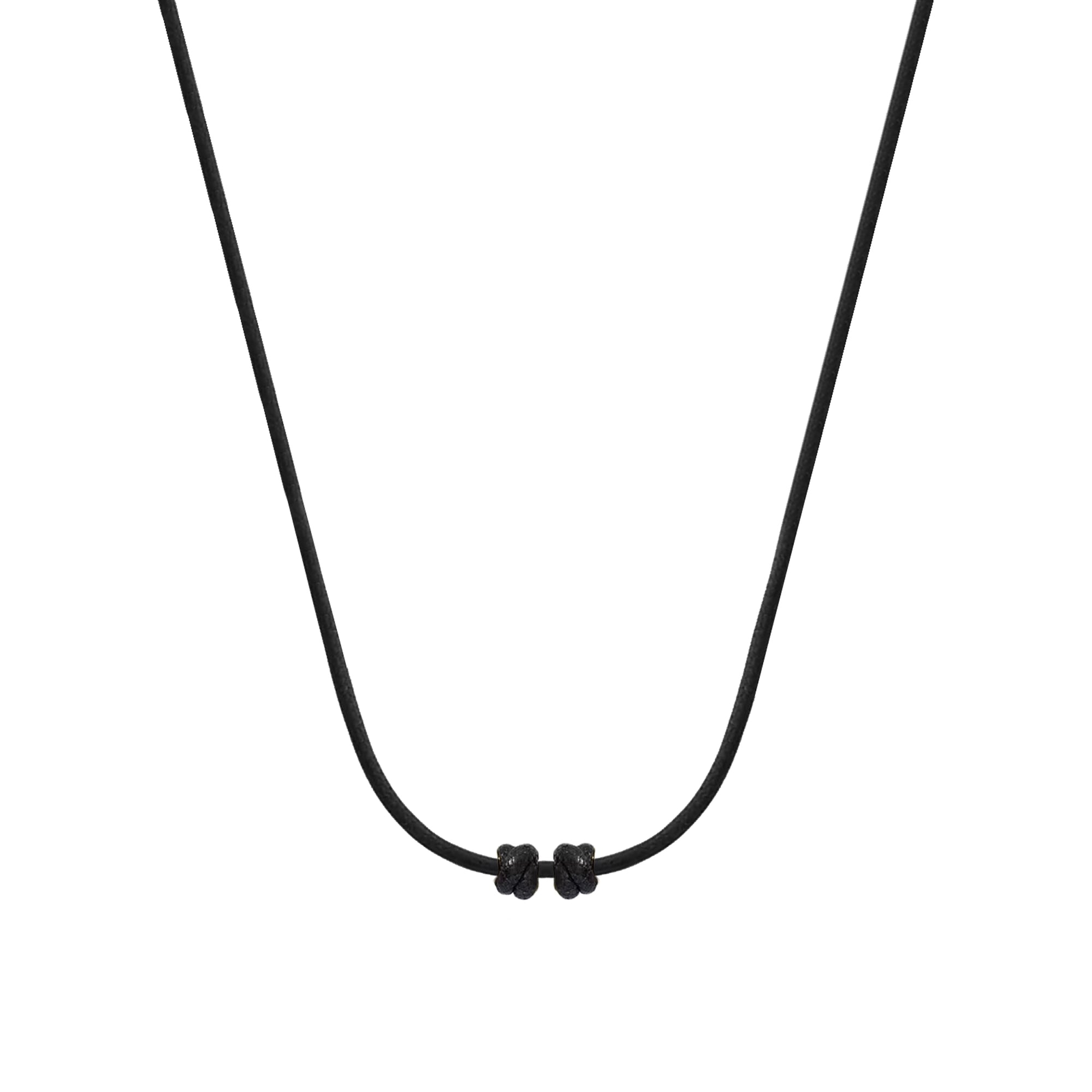 Collana Cordino nero