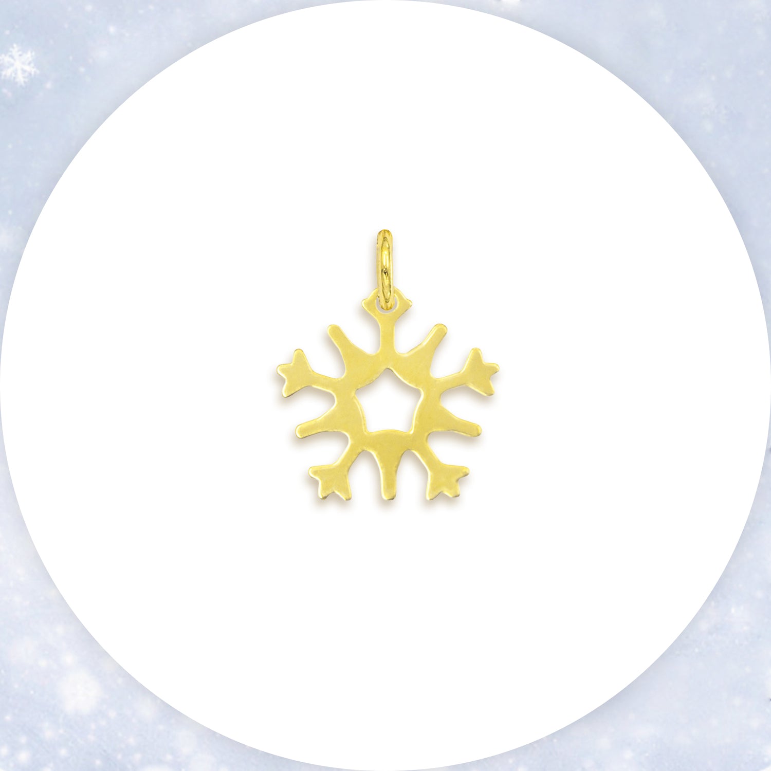 Charm Fiocco di Neve in Oro - LIMITED EDITION