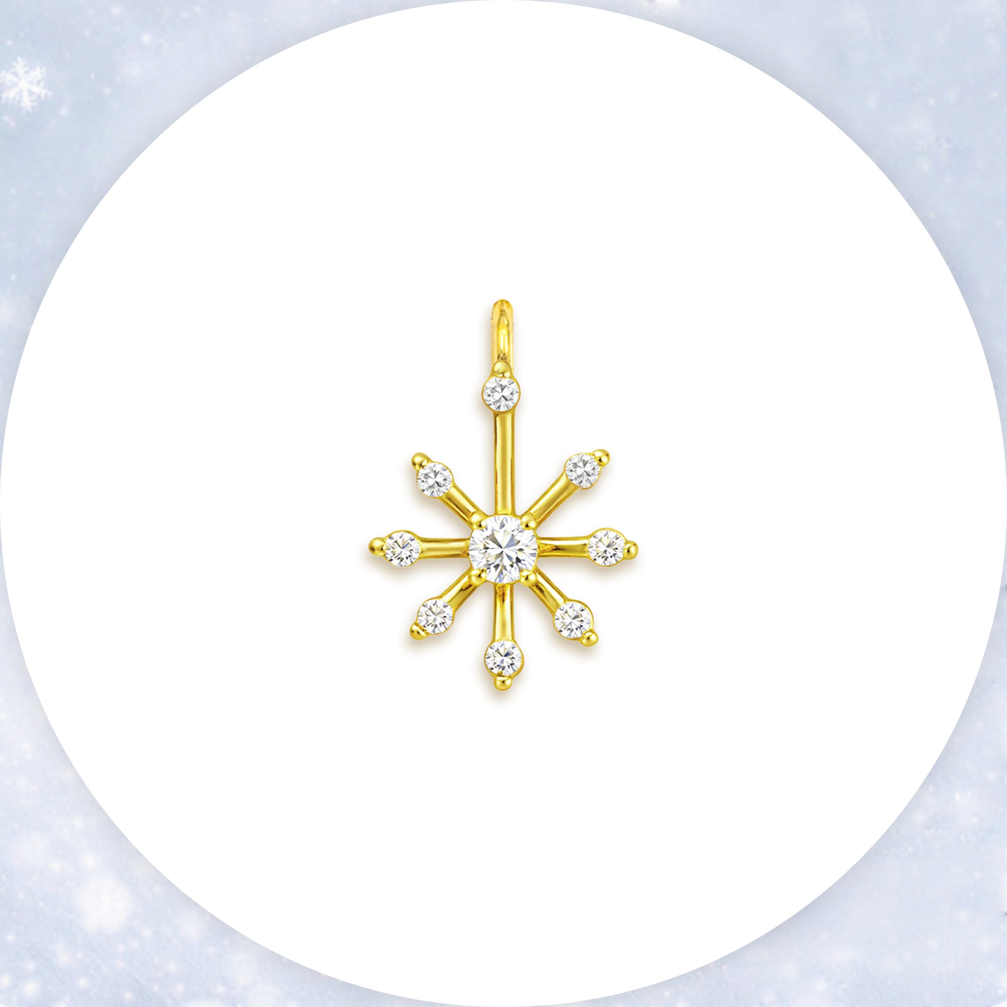 Charm Fiocco di Neve in Oro - LIMITED EDITION