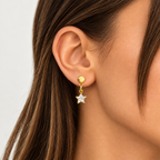 Star Gold Earring