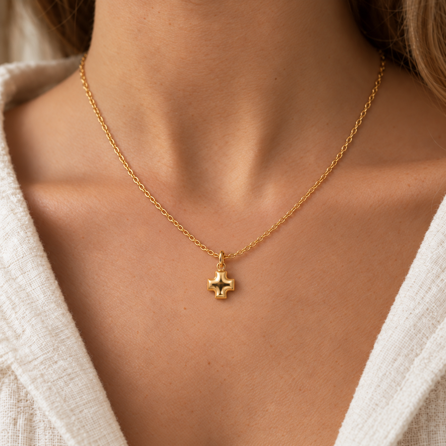 Collana Croce in Oro