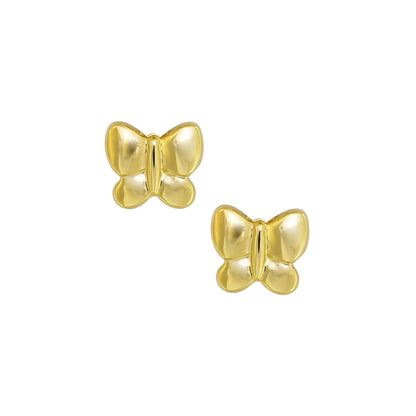 Butterfly Earrings in Real Gold