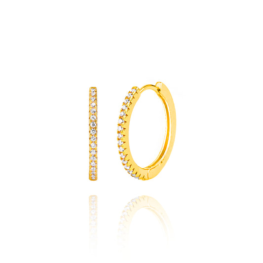 Orecchini Zircone Multicolor d'Oro Vero