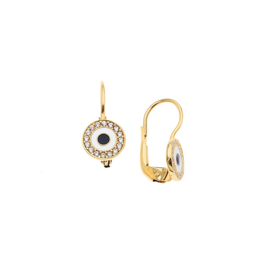 Heart Earrings in Real Gold 
