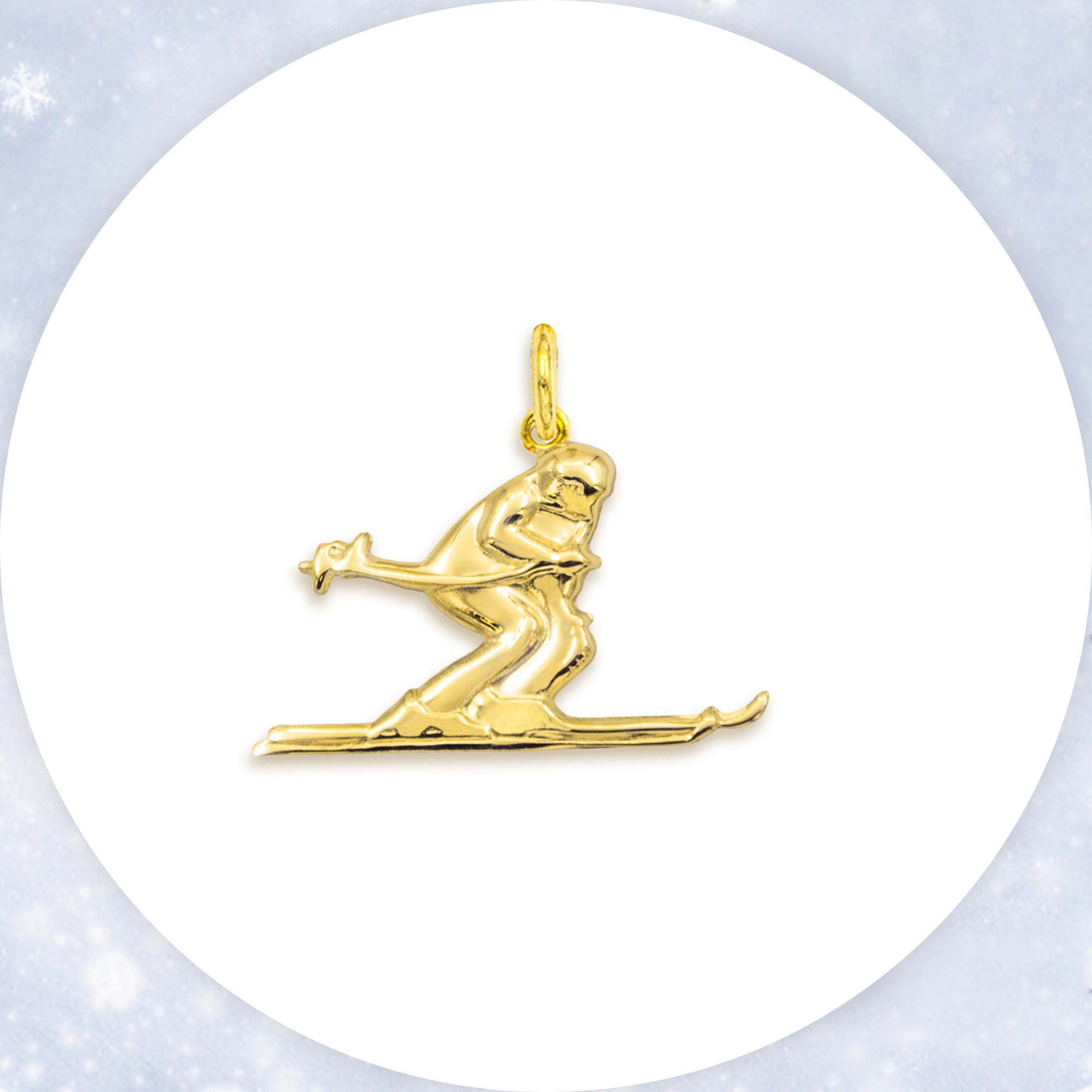 Charm Sciatore in Oro - LIMITED EDITION